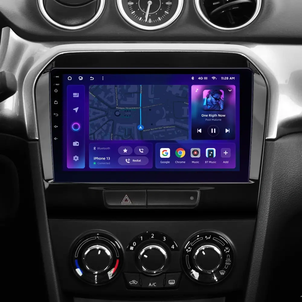 Navigatie Auto MOSS M2 Suzuki Vitara 4 2014-2018 4+32GB 9" IPS Octa-core 1.6Ghz, Android 4G Bluetooth 5.1 DSP [2]