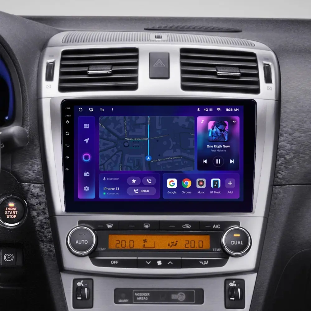 Navigatie Auto MOSS M2 Toyota Avensis 3 2008-2015 4+32GB 9" IPS Octa-core 1.6Ghz, Android 4G Bluetooth 5.1 DSP [2]