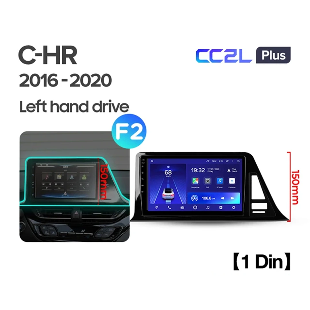 Navigatie Auto MOSS M2 Toyota C-HR 2016-2023 4+32GB 9" IPS Octa-core 1.6Ghz, Android 4G Bluetooth 5.1 DSP [6]