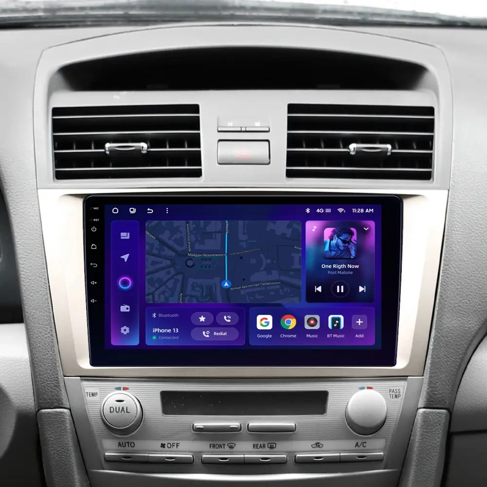 Navigatie Auto MOSS M2 Toyota Camry 6 2006-2011 4+64GB 9" IPS Octa-core 1.6Ghz, Android 4G Bluetooth 5.1 DSP [2]