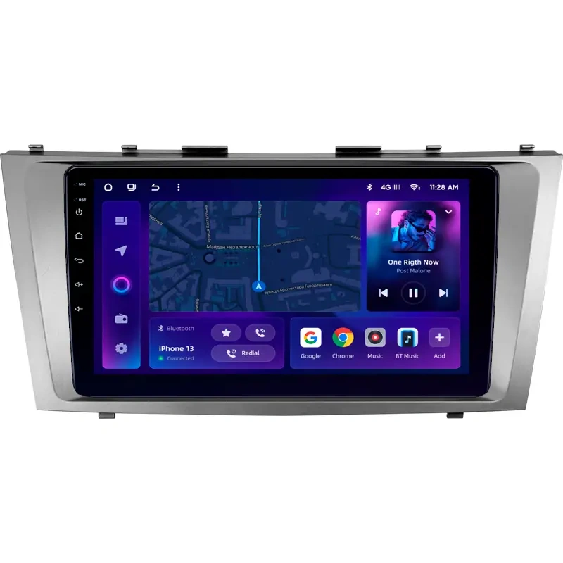 Navigatie Auto MOSS M2 Toyota Camry 6 2006-2011 4+64GB 9" IPS Octa-core 1.6Ghz, Android 4G Bluetooth 5.1 DSP [1]
