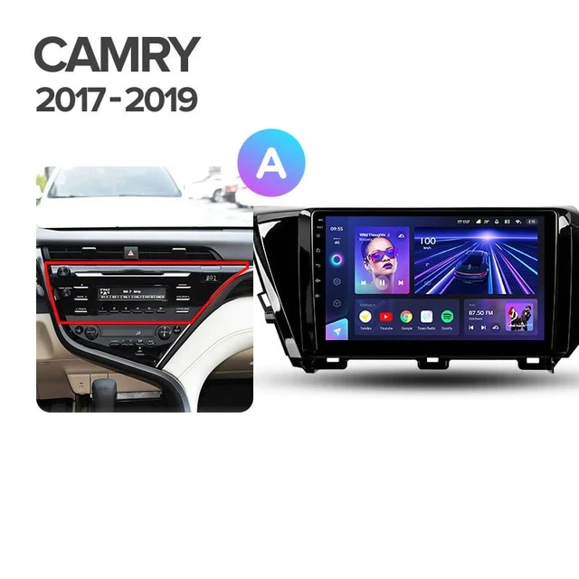 Navigatie Auto MOSS M2 Toyota Camry 8 2017-2020 4+32GB 10" IPS Octa-core 1.6Ghz, Android 4G Bluetooth 5.1 DSP [6]