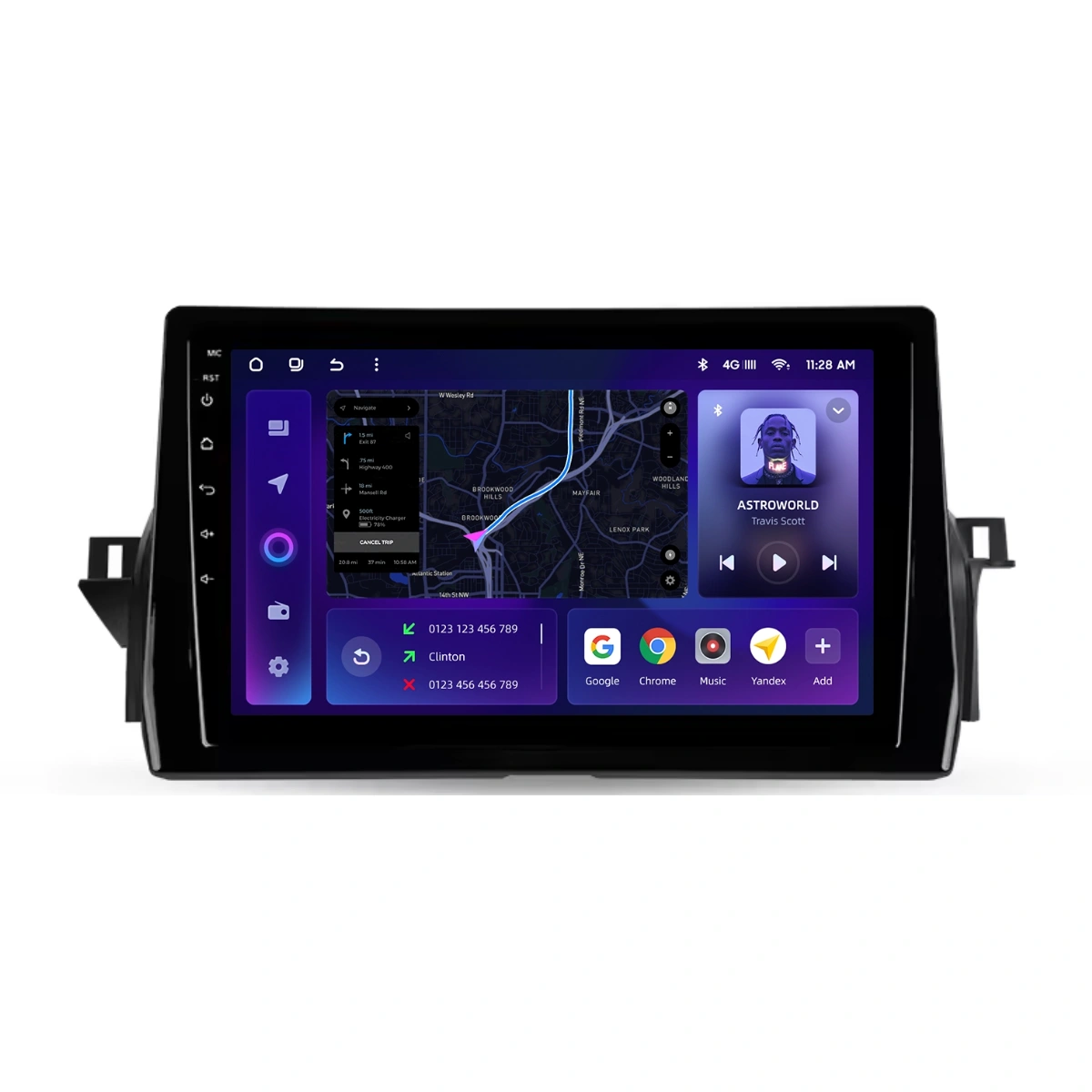 Navigatie Auto MOSS M2 Toyota Camry 8 2020-2023 4+64GB 10" IPS Octa-core 1.6Ghz, Android 4G Bluetooth 5.1 DSP [1]