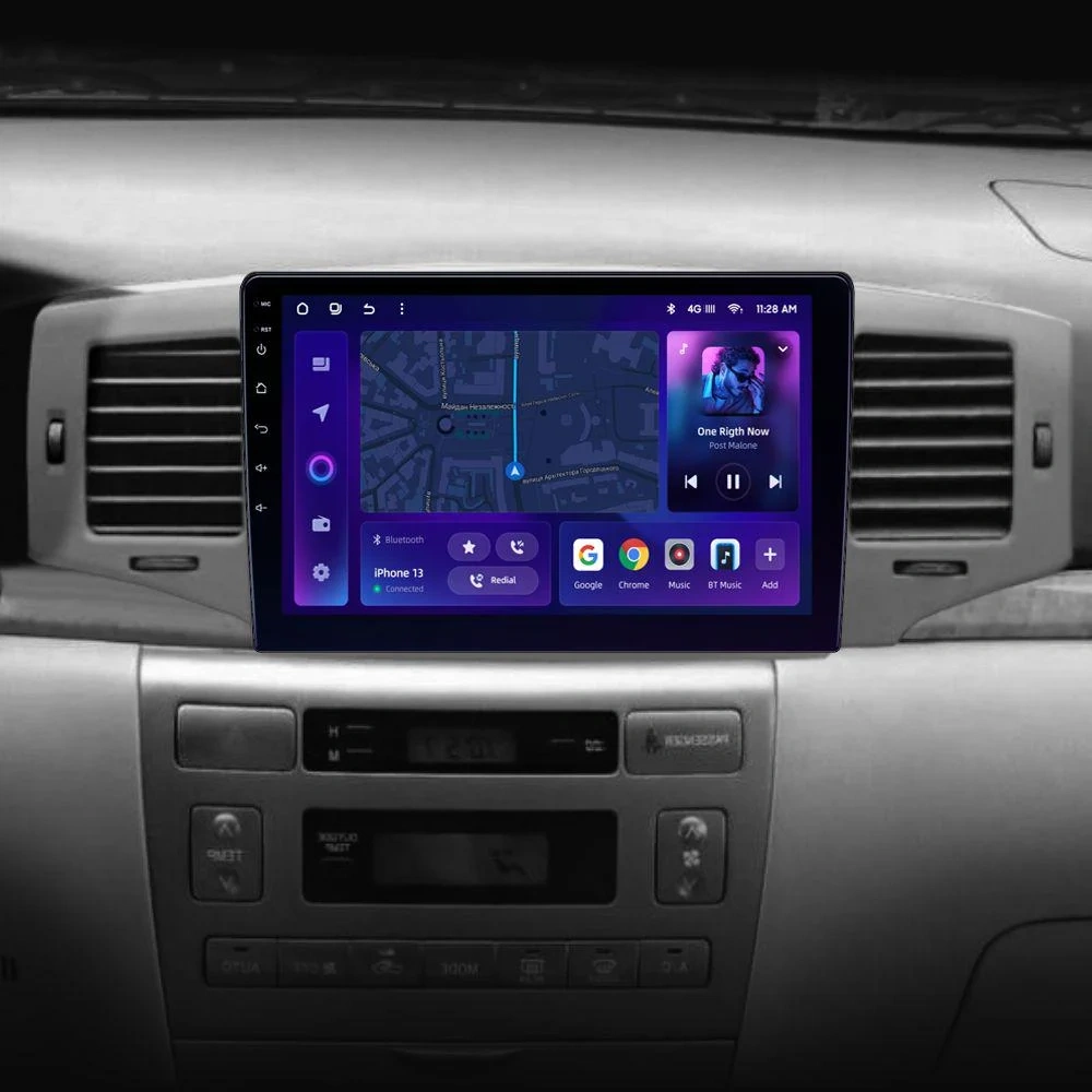 Navigatie Auto MOSS M2 Toyota Corolla 9 2000-2006 4+64GB 9" IPS Octa-core 1.6Ghz, Android 4G Bluetooth 5.1 DSP [2]
