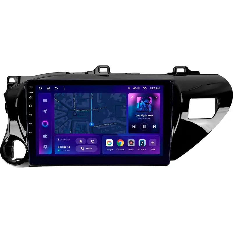 Navigatie Auto MOSS M2 Toyota Hilux 2015-2020 4+64GB 10" IPS Octa-core 1.6Ghz, Android 4G Bluetooth 5.1 DSP [1]