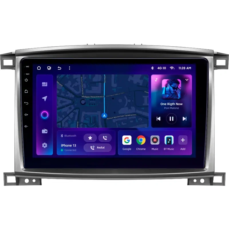 Navigatie Auto MOSS M2 Toyota Land Cruiser LC J100 2002-2007 4+32GB 9" IPS Octa-core 1.6Ghz, Android 4G Bluetooth 5.1 DSP [1]