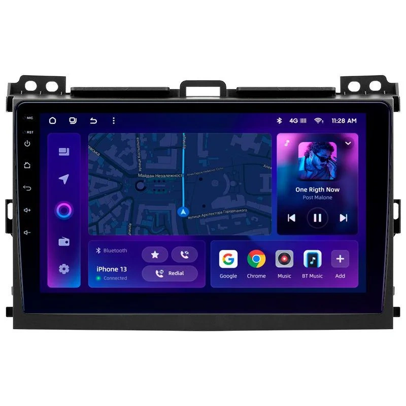 Navigatie Auto MOSS M2 Toyota Land Cruiser Prado J120 2002-2009 4+32GB 9" IPS Octa-core 1.6Ghz, Android 4G Bluetooth 5.1 DSP [1]