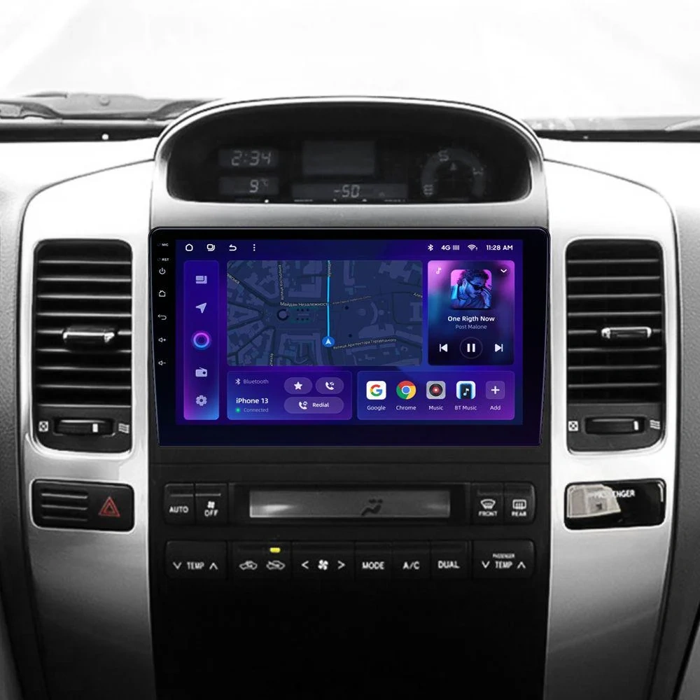 Navigatie Auto MOSS M2 Toyota Land Cruiser Prado J120 2002-2009 4+64GB 9" IPS Octa-core 1.6Ghz, Android 4G Bluetooth 5.1 DSP [2]