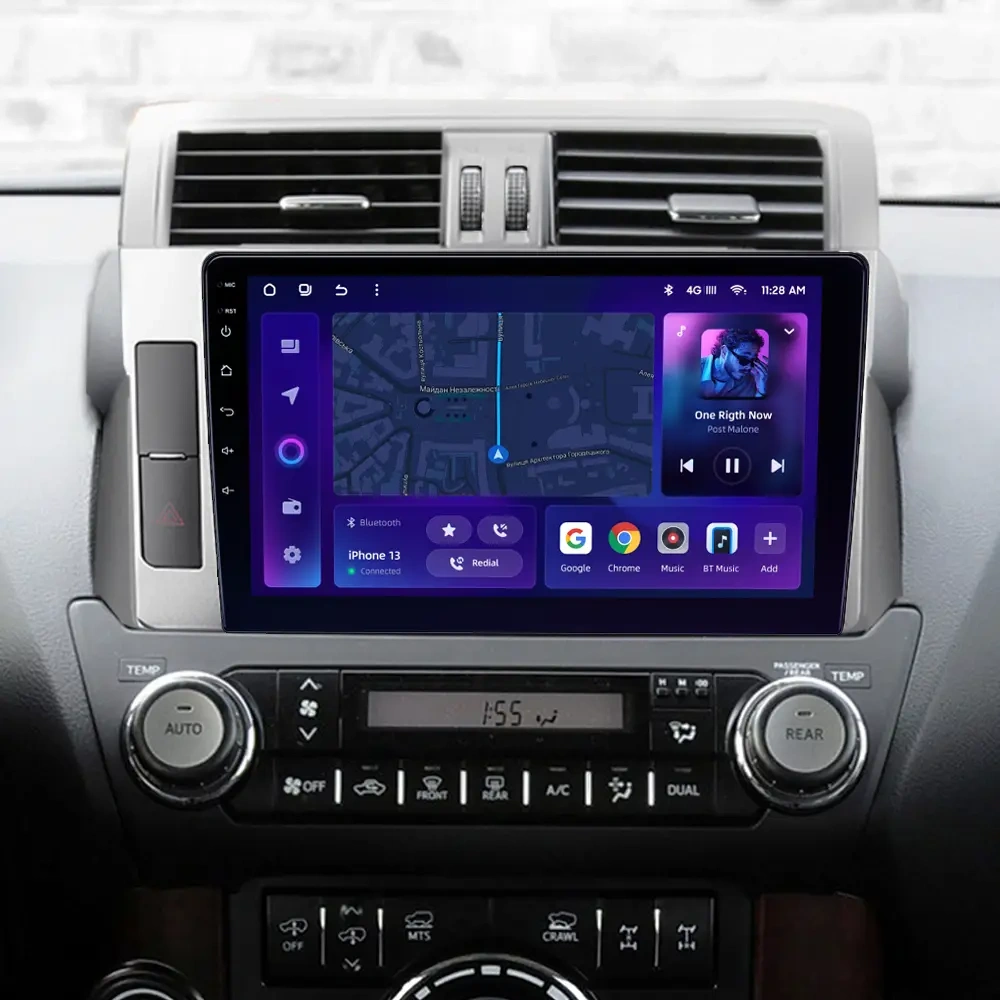 Navigatie Auto MOSS M2 Toyota Land Cruiser Prado J200 2013-2017 4+32GB 10" IPS Octa-core 1.6Ghz, Android 4G Bluetooth 5.1 DSP [2]
