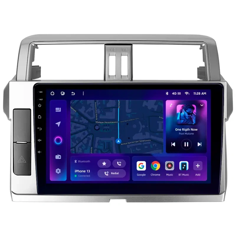 Navigatie Auto MOSS M2 Toyota Land Cruiser Prado J200 2013-2017 4+64GB 10" IPS Octa-core 1.6Ghz, Android 4G Bluetooth 5.1 DSP [1]