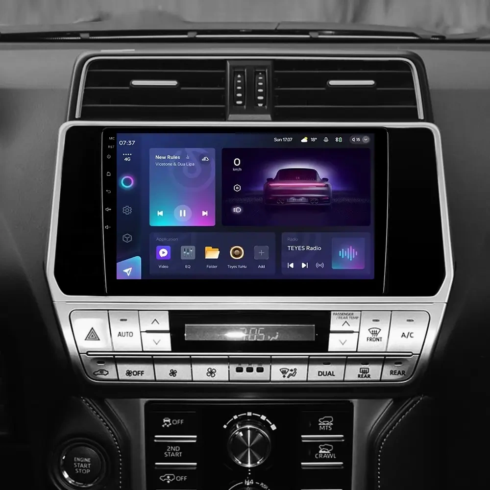 Navigatie Auto MOSS M2 Toyota Land Cruiser Prado J200 2017-2018 4+32GB 10" IPS Octa-core 1.6Ghz, Android 4G Bluetooth 5.1 DSP [2]