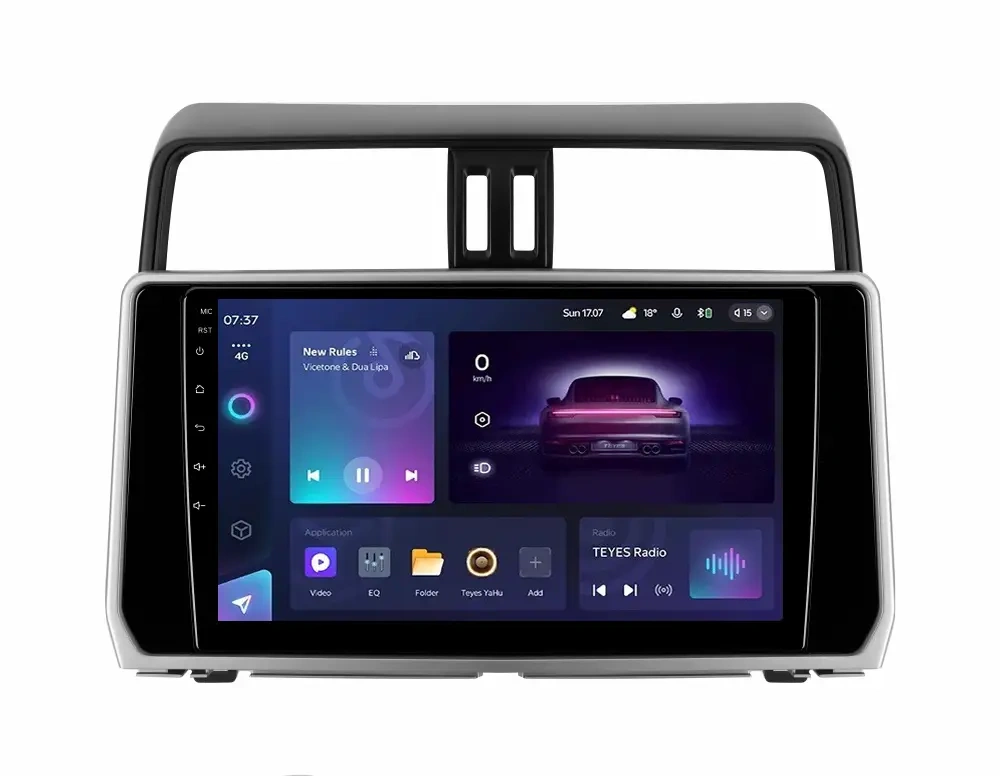 Navigatie Auto MOSS M2 Toyota Land Cruiser Prado J200 2017-2018 4+64GB 10" IPS Octa-core 1.6Ghz, Android 4G Bluetooth 5.1 DSP [1]