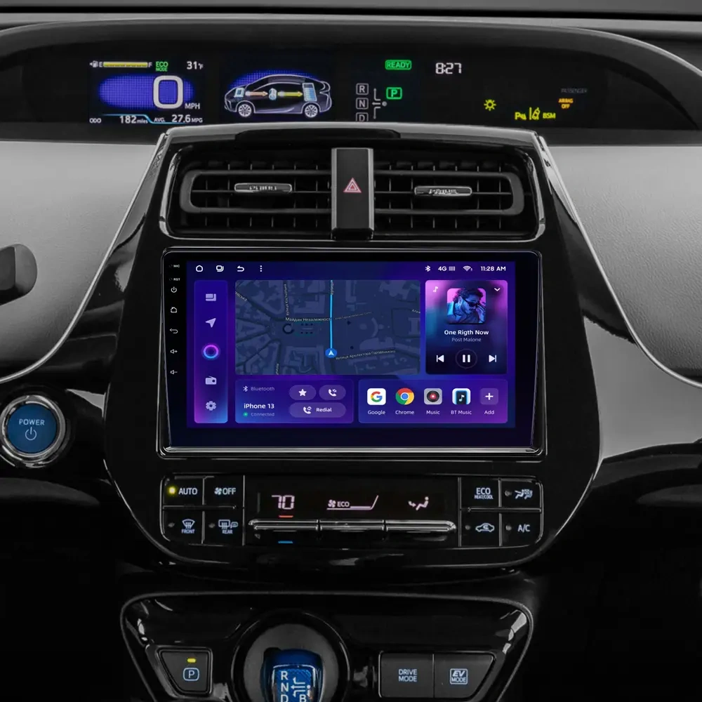Navigatie Auto MOSS M2 Toyota Prius XW50 2015-2020 4+32GB 9" IPS Octa-core 1.6Ghz, Android 4G Bluetooth 5.1 DSP [2]