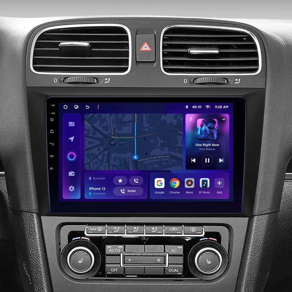 Navigatie Auto MOSS M2 Volkswagen Golf 6 2008-2016 4+32GB 9" IPS Octa-core 1.6Ghz, Android 4G Bluetooth 5.1 DSP [2]