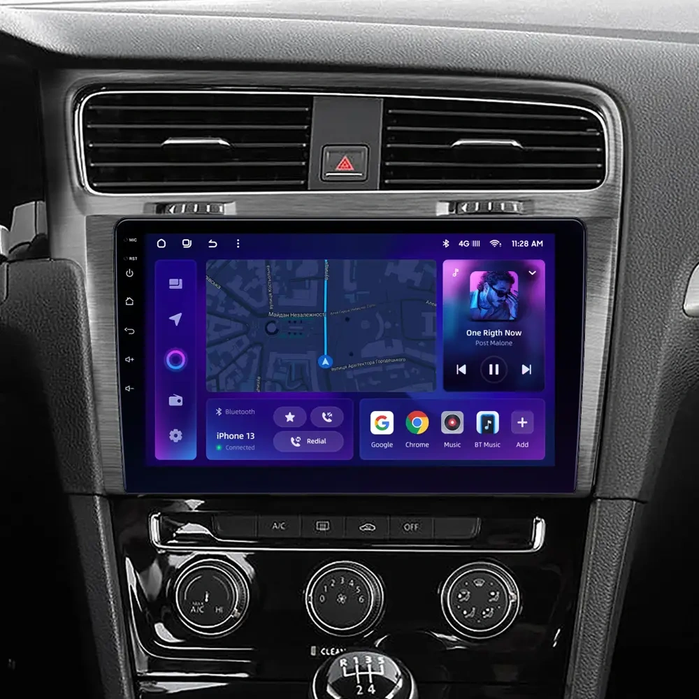 Navigatie Auto MOSS M2 Volkswagen Golf 7 2012-2020 4+32GB 10" IPS Octa-core 1.6Ghz, Android 4G Bluetooth 5.1 DSP [2]