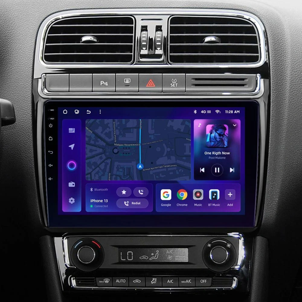 Navigatie Auto MOSS M2 Volkswagen Polo 5 2008-2020 4+32GB 9" IPS Octa-core 1.6Ghz, Android 4G Bluetooth 5.1 DSP [2]