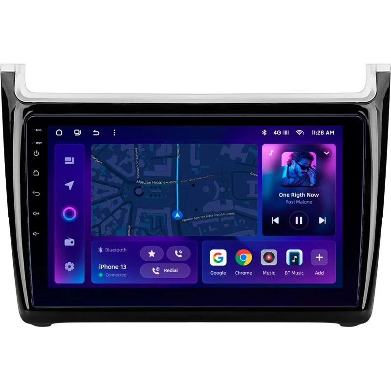 Navigatie Auto MOSS M2 Volkswagen Polo 5 2008-2020 4+32GB 9" IPS Octa-core 1.6Ghz, Android 4G Bluetooth 5.1 DSP [1]
