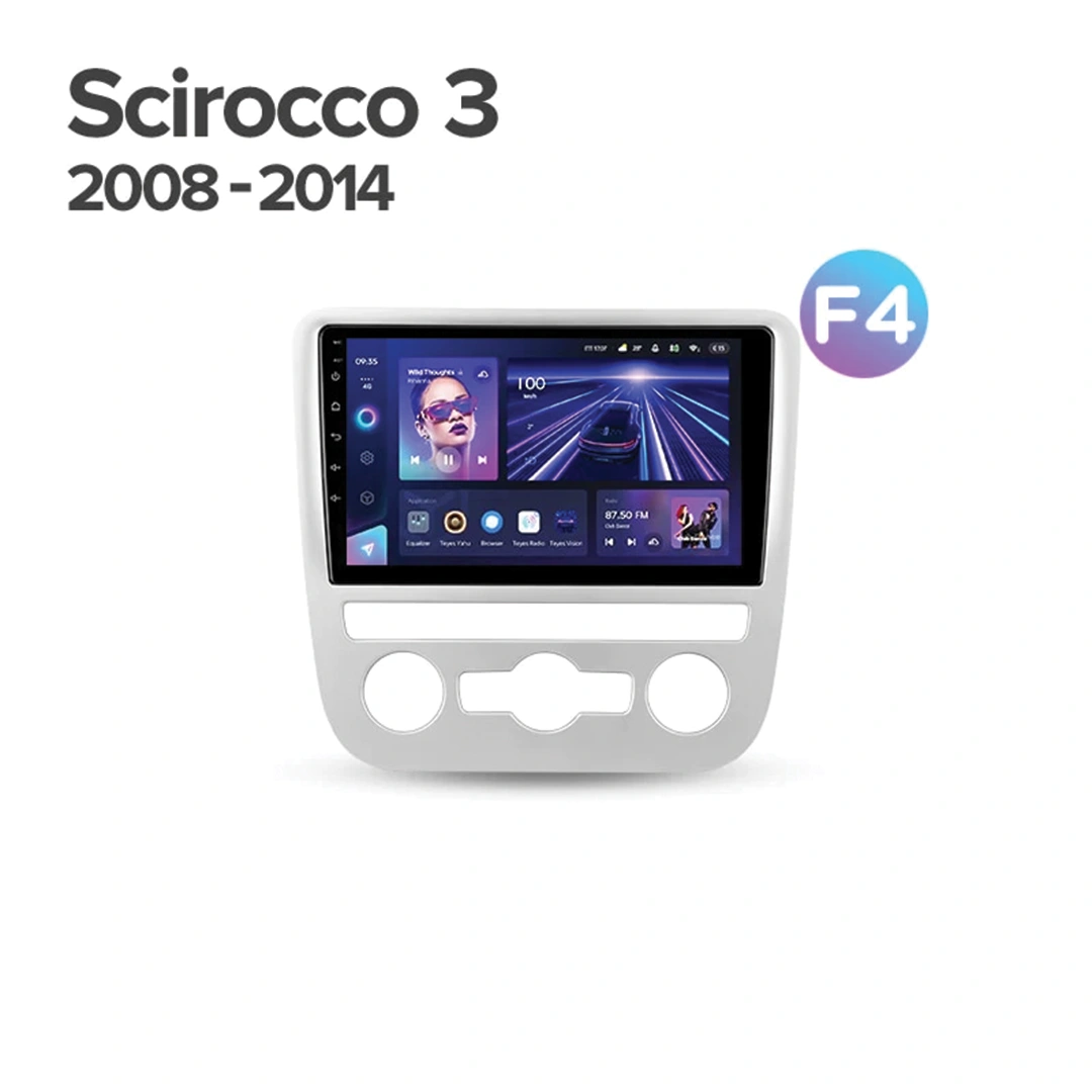 Navigatie Auto MOSS M2 Volkswagen Scirocco 2008-2017 4+32GB 9" IPS Octa-core 1.6Ghz, Android 4G Bluetooth 5.1 DSP [6]