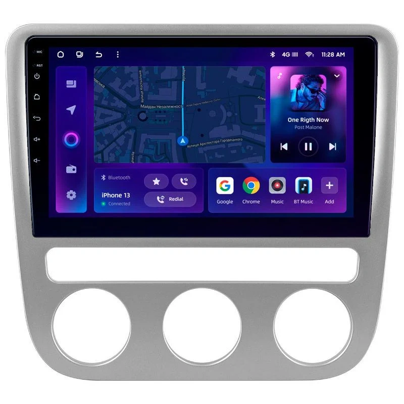 Navigatie Auto MOSS M2 Volkswagen Scirocco 2008-2017 4+64GB 9" IPS Octa-core 1.6Ghz, Android 4G Bluetooth 5.1 DSP [1]