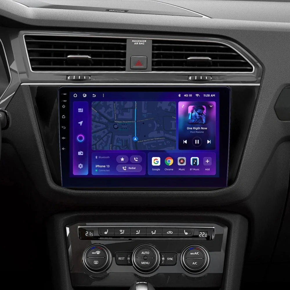 Navigatie Auto MOSS M2 Volkswagen Tiguan 2 2016-2023 4+32GB 10" IPS Octa-core 1.6Ghz, Android 4G Bluetooth 5.1 DSP [2]