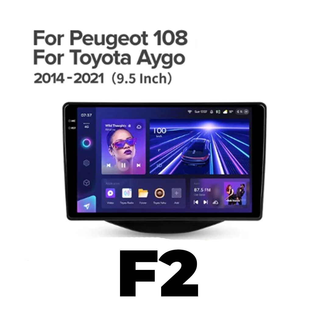 Navigatie Auto MOSS M3 Peugeot 108 2014-2021 4+32GB 10" QLED Octa-core 2Ghz, Android 4G Bluetooth 5.1 DSP [6]