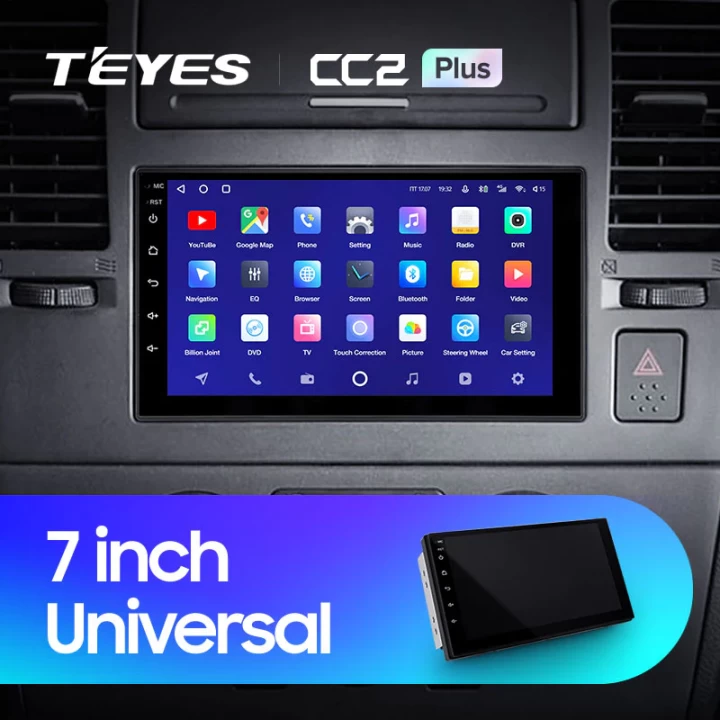Navigatie auto Teyes CC2 PLUS 7" 3+32 QLED Octa-core 1.8Ghz Android 4G Bluetooth 5.1 DSP [2]