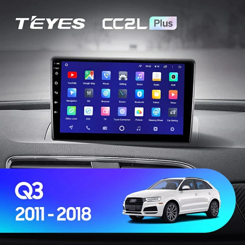 Navigatie Auto Teyes CC2 Plus Split Audi Q3 8U 2011-2018 2+32GB 9" QLED Octa-core 1.8Ghz Android 4G Bluetooth 5.1 DSP [2]