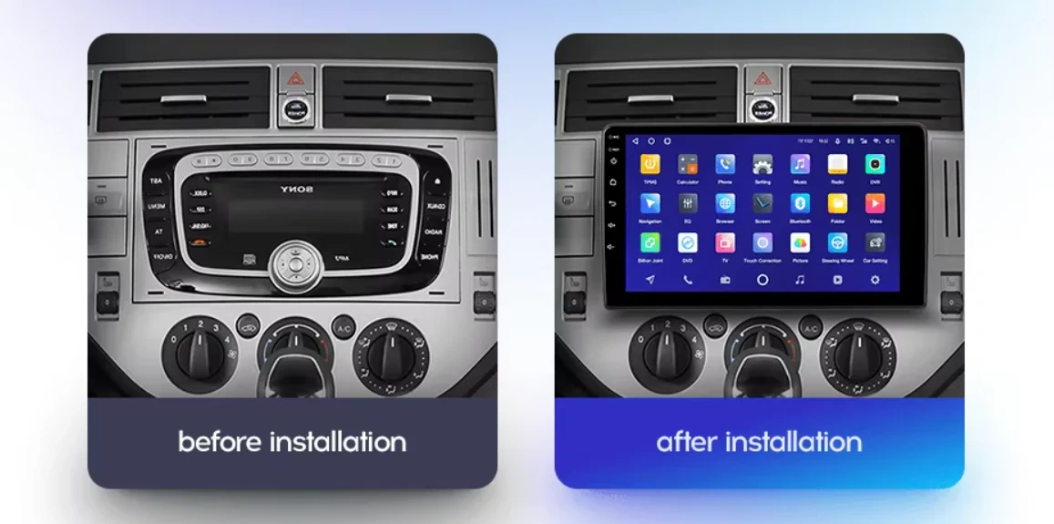 Navigatie Auto Teyes CC2 Plus Split Ford C-Max 2004-2010 2+32GB 9" QLED Octa-core 1.8Ghz, Android 4G Bluetooth 5.1 DSP [3]