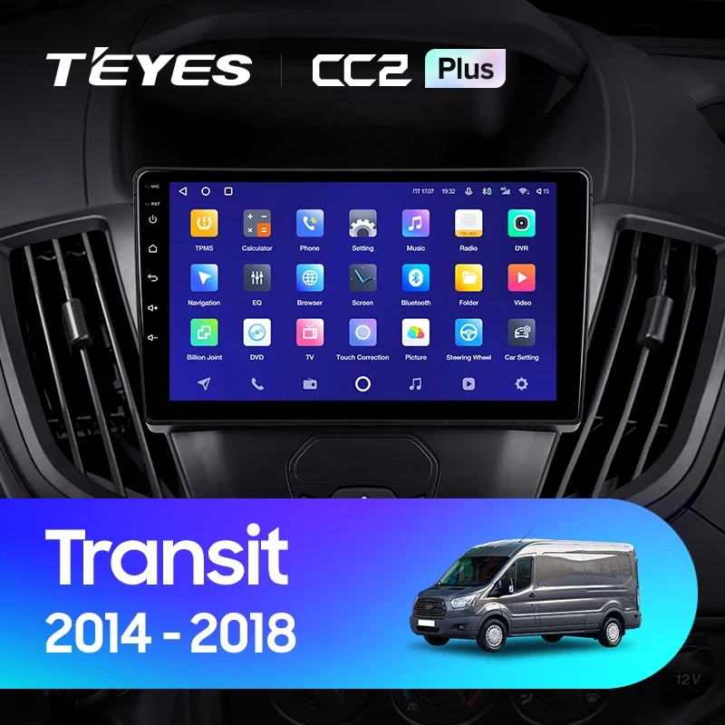 Navigatie Auto Teyes CC2 Plus Split Ford Transit 2014-2018 2+32GB 9" QLED Octa-core 1.8Ghz, Android 4G Bluetooth 5.1 DSP [2]