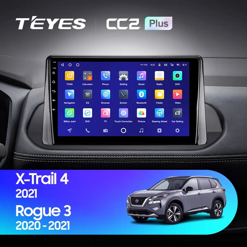 Navigatie Auto Teyes CC2 Plus Split Nissan Rogue 3 2020-2023 2+32GB 10.2" QLED Octa-core 1.8Ghz Android 4G Bluetooth 5.1 DSP [2]