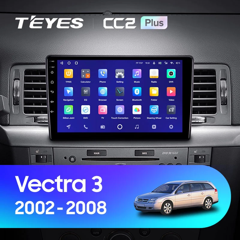 Navigatie Auto Teyes CC2 Plus Split Opel Vectra C 2002-2010 2+32GB 9" QLED Octa-core 1.8Ghz, Android 4G Bluetooth 5.1 DSP [2]
