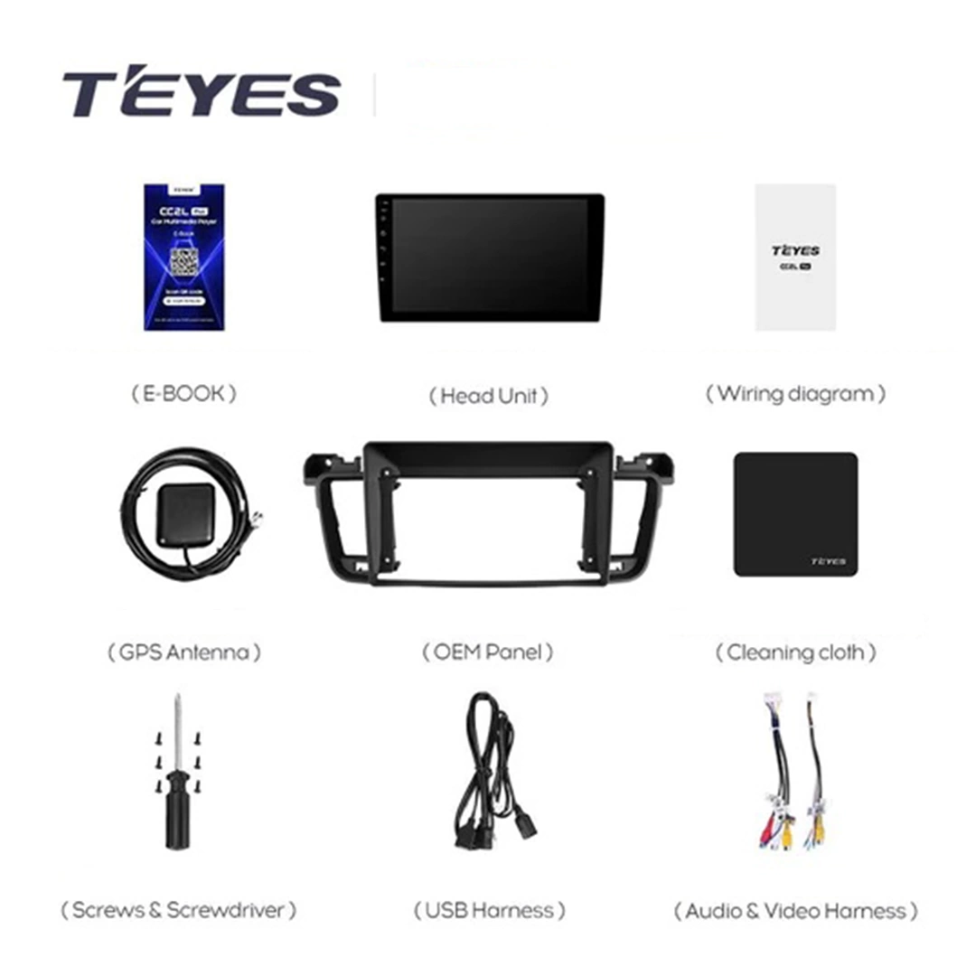 Navigatie Auto Teyes CC2 Plus Split Peugeot 508 2011-2018 2+32GB 9" QLED Octa-core 1.8Ghz, Android 4G Bluetooth 5.1 DSP [4]