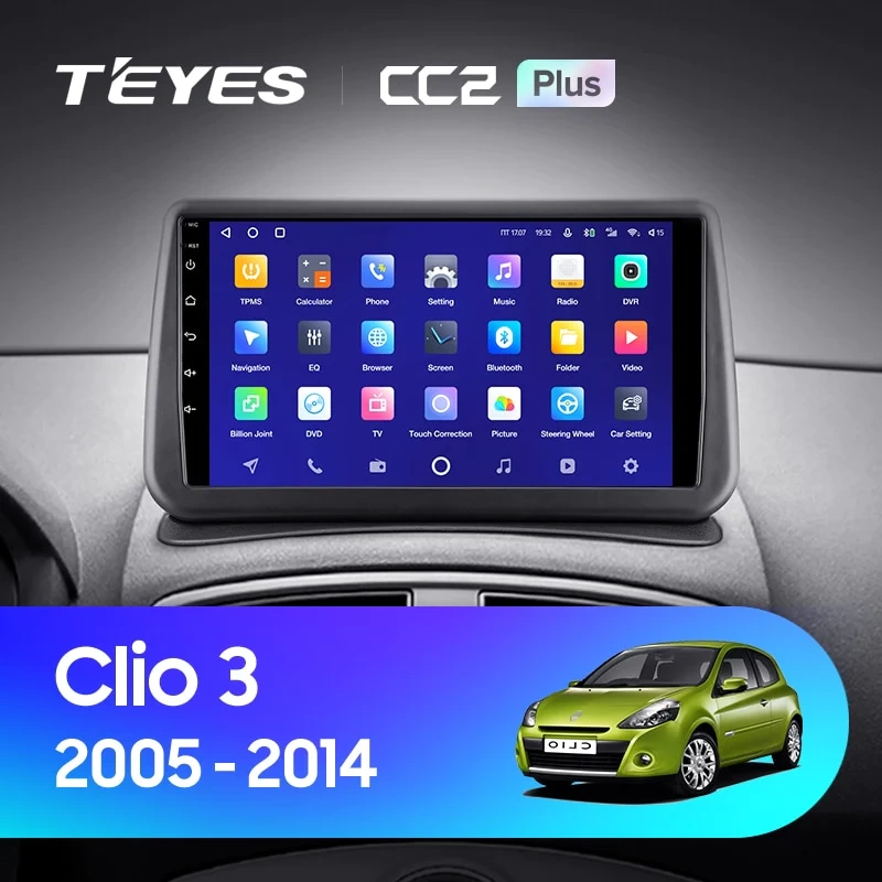 Navigatie Auto Teyes CC2 Plus Split Renault Clio 3 2005-2014 2+32GB 9" QLED Octa-core 1.8Ghz Android 4G Bluetooth 5.1 DSP [2]