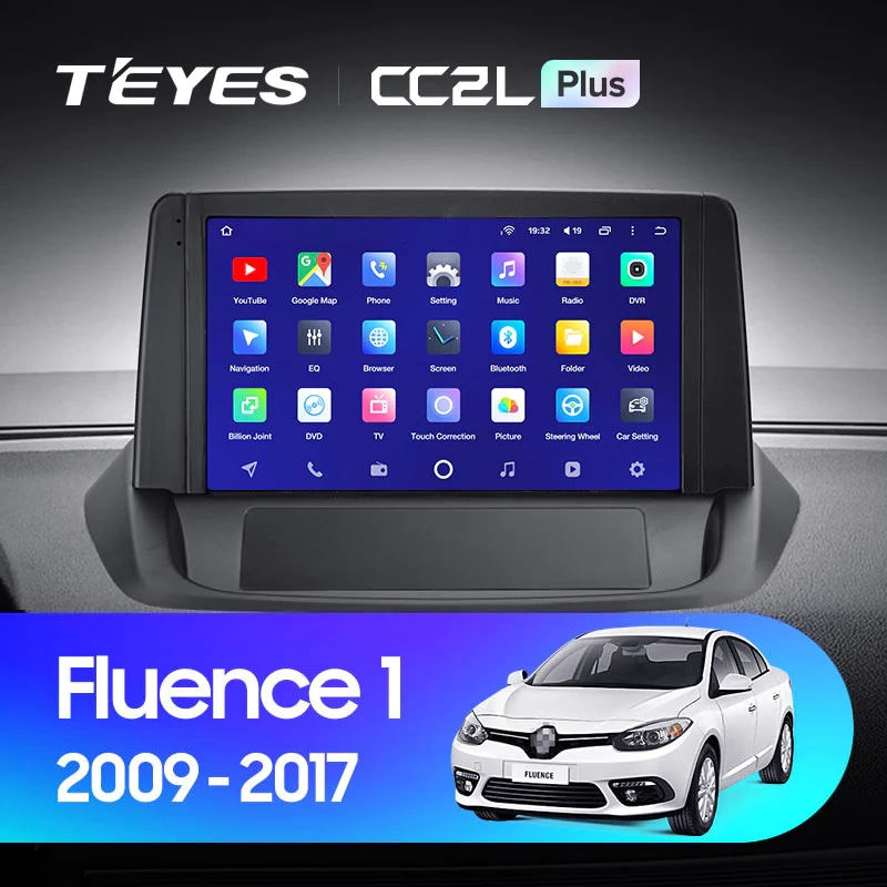 Navigatie Auto Teyes CC2 Plus Split Renault Fluence 2008-2014 2+32GB 9" QLED Octa-core 1.8Ghz, Android 4G Bluetooth 5.1 DSP [2]
