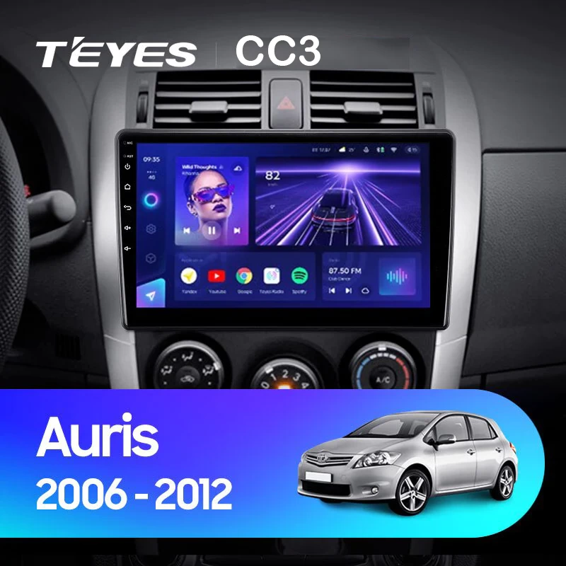 Navigatie Auto Teyes CC2 Plus Split Toyota Auris E150 2006-2012 2+32GB 10.2" QLED Octa-core 1.8Ghz, Android 4G Bluetooth 5.1 DSP [2]