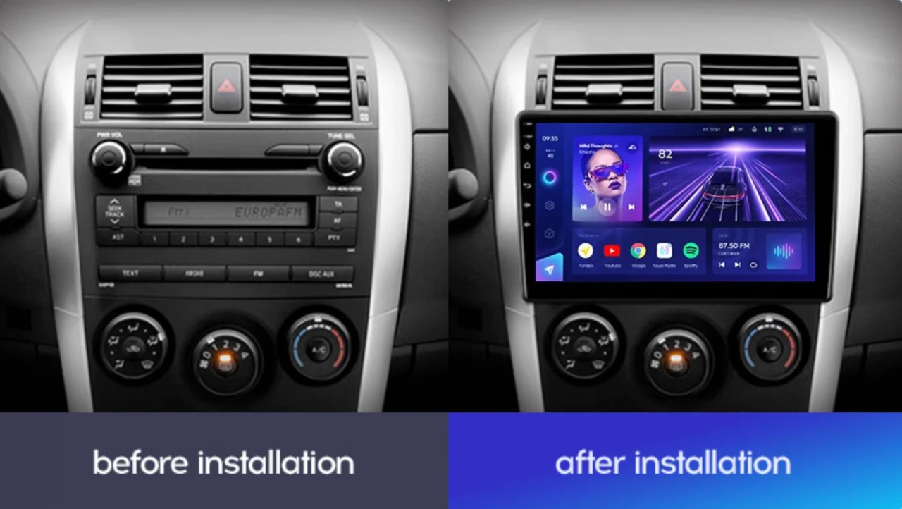 Navigatie Auto Teyes CC2 Plus Split Toyota Auris E150 2006-2012 2+32GB 10.2" QLED Octa-core 1.8Ghz, Android 4G Bluetooth 5.1 DSP [3]