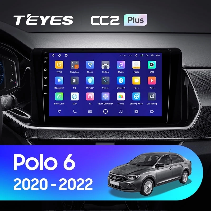Navigatie Auto Teyes CC2 PLUS Volkwagen Polo 6 2020-2022 4+32GB 10.2" QLED Octa-core 1.8Ghz Android 4G Bluetooth 5.1 DSP [2]