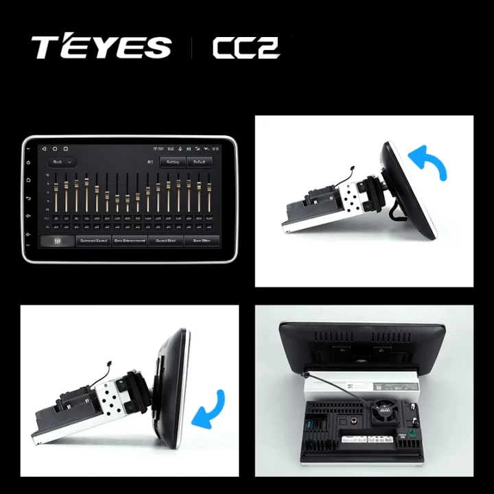 Navigatie Auto Teyes CC2L Plus Ecran rotativ 2+32GB 10.2" IPS Quad-core 1.3 Ghz, Android, Bluetooth, DSP [4]