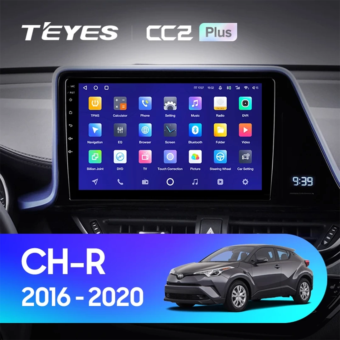 Navigatie Auto Teyes CC2L Plus Toyota C-HR 2016-2023 2+32GB 9" IPS Octa-core 1.8Ghz, Android 4G Bluetooth 5.1 DSP [2]