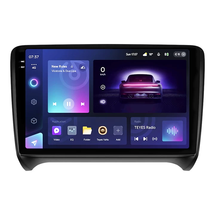 Navigatie Auto Teyes CC3 2K 360° Audi TT 8J 2006-2014 6+128GB 9.5" QLED Octa-core 2Ghz, Android 4G Bluetooth 5.1 DSP [1]