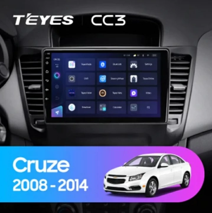 Navigatie Auto Teyes CC3 2K 360 Chevrolet Cruze J300 2008-2016 6+128GB 9.5" QLED Octa-core 2Ghz Android 4G Bluetooth 5.1 DSP [2]