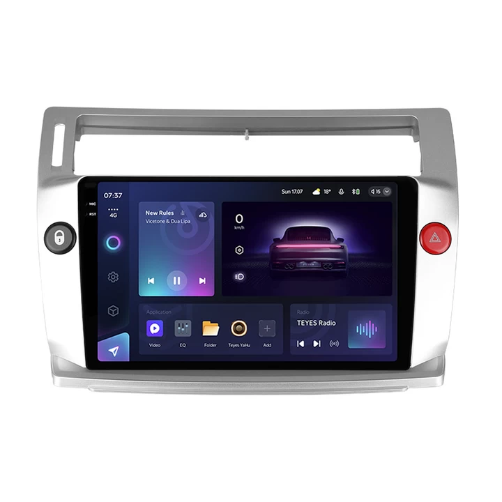 Navigatie Auto Teyes CC3 2K 360° Citroen C4 2004-2014 6+128GB 9.5" QLED Octa-core 2Ghz, Android 4G Bluetooth 5.1 DSP [1]