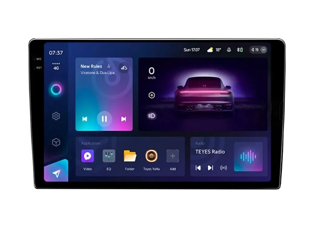 Navigatie Auto Teyes CC3 2K 360° Fiat 500 L 2012-2018 6+128GB 10.36" QLED Octa-core 2Ghz, Android 4G Bluetooth 5.1 DSP [1]