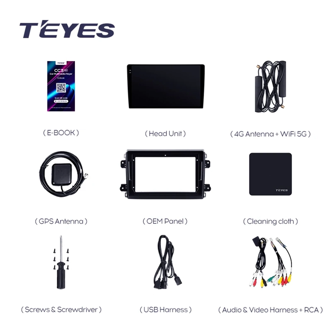 Navigatie Auto Teyes CC3 2K 360° Fiat Ducato 2022-2023 6+128GB 9.5" QLED Octa-core 2Ghz, Android 4G Bluetooth 5.1 DSP [8]