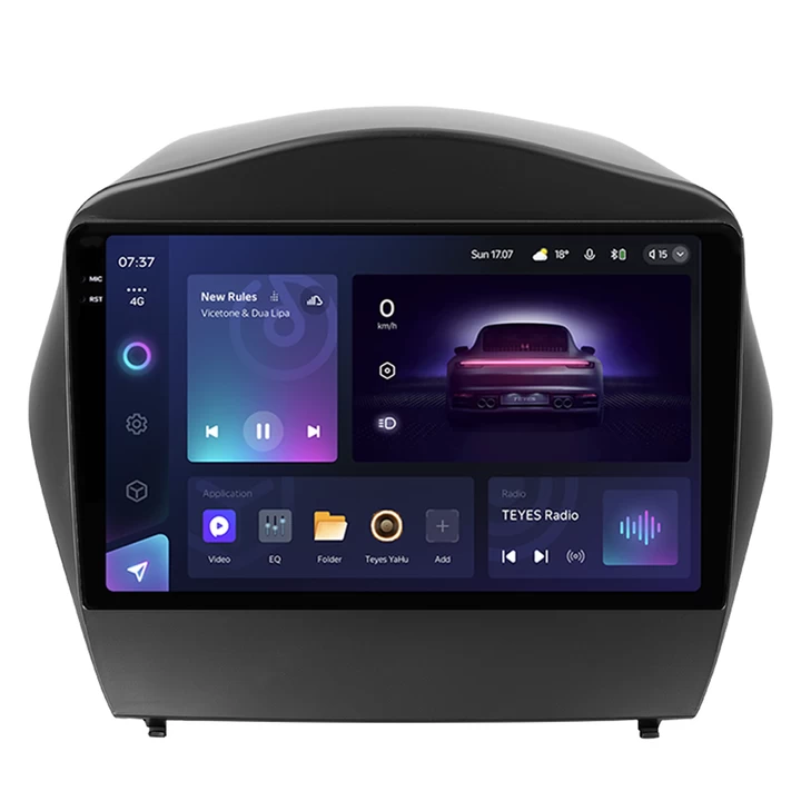 Navigatie Auto Teyes CC3 2K 360° Hyundai Tucson 2 2009-2015 6+128GB 9.5" QLED Octa-core 2Ghz, Android 4G Bluetooth 5.1 DSP [1]