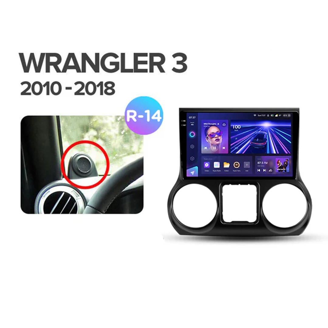 Navigatie Auto Teyes CC3 2K 360° Jeep Wrangler 3 2010-2018 6+128GB 10.36" QLED Octa-core 2Ghz, Android 4G Bluetooth 5.1 DSP [8]
