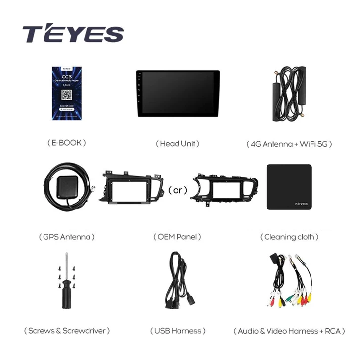 Navigatie Auto Teyes CC3 2K 360° Kia Optima 3 2010-2015 6+128GB 9.5" QLED Octa-core 2Ghz, Android 4G Bluetooth 5.1 DSP [5]