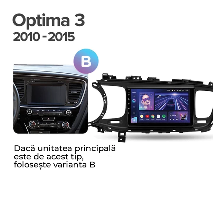 Navigatie Auto Teyes CC3 2K 360° Kia Optima 3 2010-2015 6+128GB 9.5" QLED Octa-core 2Ghz, Android 4G Bluetooth 5.1 DSP [4]