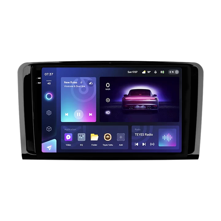 Navigatie Auto Teyes CC3 2K 360 Mercedes-Benz ML W164 2006-2011 6+128GB 9.5" QLED Octa-core 2Ghz Android 4G Bluetooth 5.1 DSP [2]