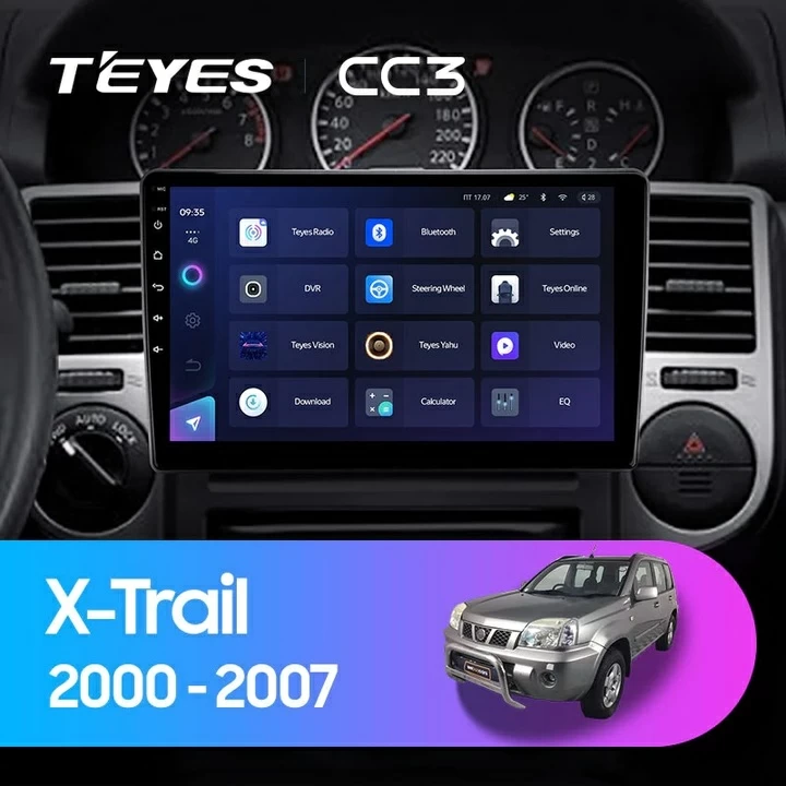 Navigatie Auto Teyes CC3 2K 360° Nissan X Trail 1 T30 2000-2007 6+128GB 10.36" QLED Octa-core 2Ghz, Android 4G Bluetooth 5.1 DSP [2]